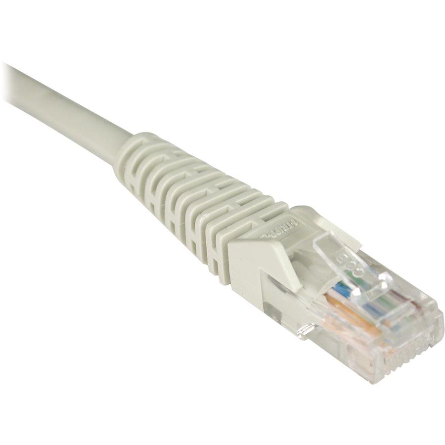 Tripp Lite N001-025-Gy Cat5E 350 Mhz Snagless Molded (Utp) Ethernet Cable (Rj45 M/M) - Gray, 25 Ft. (7.62 M)