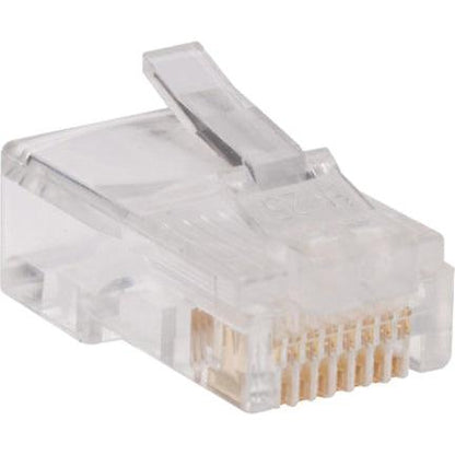 Tripp Lite N030-100 Rj45 Plugs For Round Solid / Stranded Conductor 4-Pair Cat5E Cable, 100-Pack
