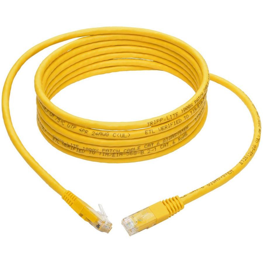 Tripp Lite N200-010-Yw Cat6 Gigabit Molded (Utp) Ethernet Cable (Rj45 M/M), Yellow, 10 Ft. (3.05 M)