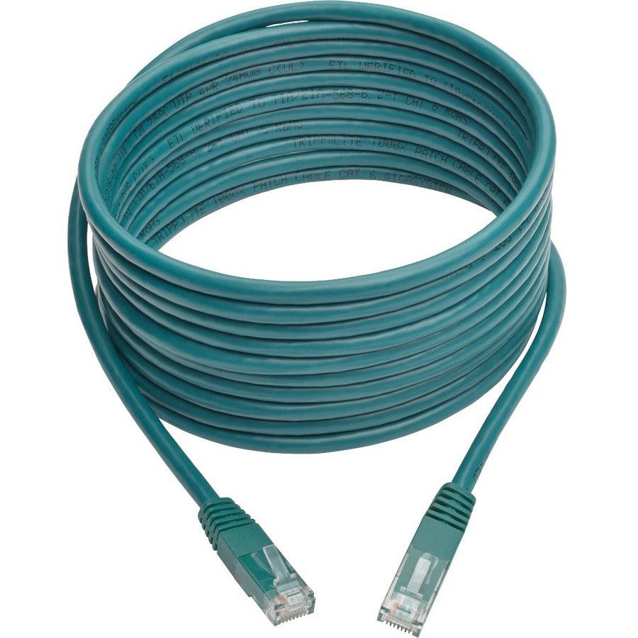 Tripp Lite N200-015-Gn Cat6 Gigabit Molded (Utp) Ethernet Cable (Rj45 M/M), Green, 15 Ft. (4.57 M)