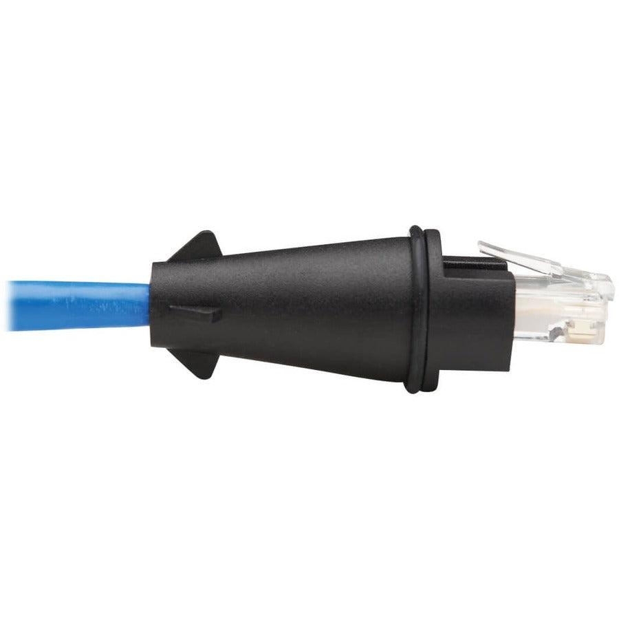 Tripp Lite N200P-050Bl-Ind Industrial Cat6 Utp Ethernet Cable (Rj45 M/M), 100W Poe, Cmr-Lp, Ip68, Blue, 50 Ft. (15.24 M)