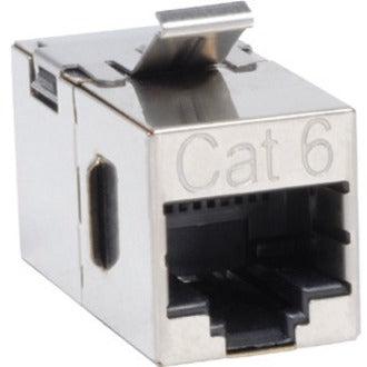 Tripp Lite N235-001-Sh Cat6 Straight Through Modular Shielded In-Line Snap-In Coupler (Rj45 F/F), Taa