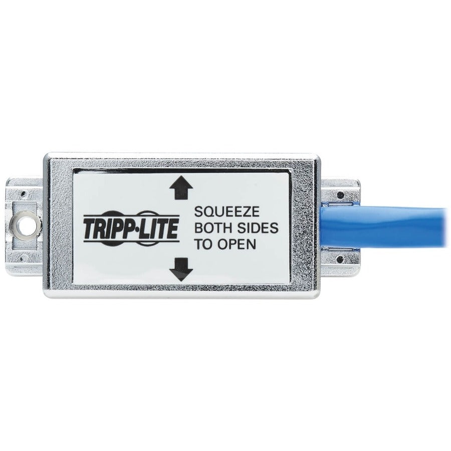 Tripp Lite N237A-P18N-Whsh Cat6A Junction Box Cable Assembly - Surface Mount, Shielded, Poe+, Rj45/110 Punchdown, 18-In. (45.72 Cm), Blue