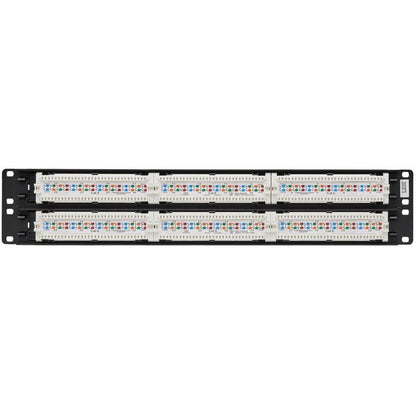 Tripp Lite N252-048 48-Port 2U Rack-Mount Cat6/Cat5 110 Patch Panel, 568B, Rj45 Ethernet, Taa