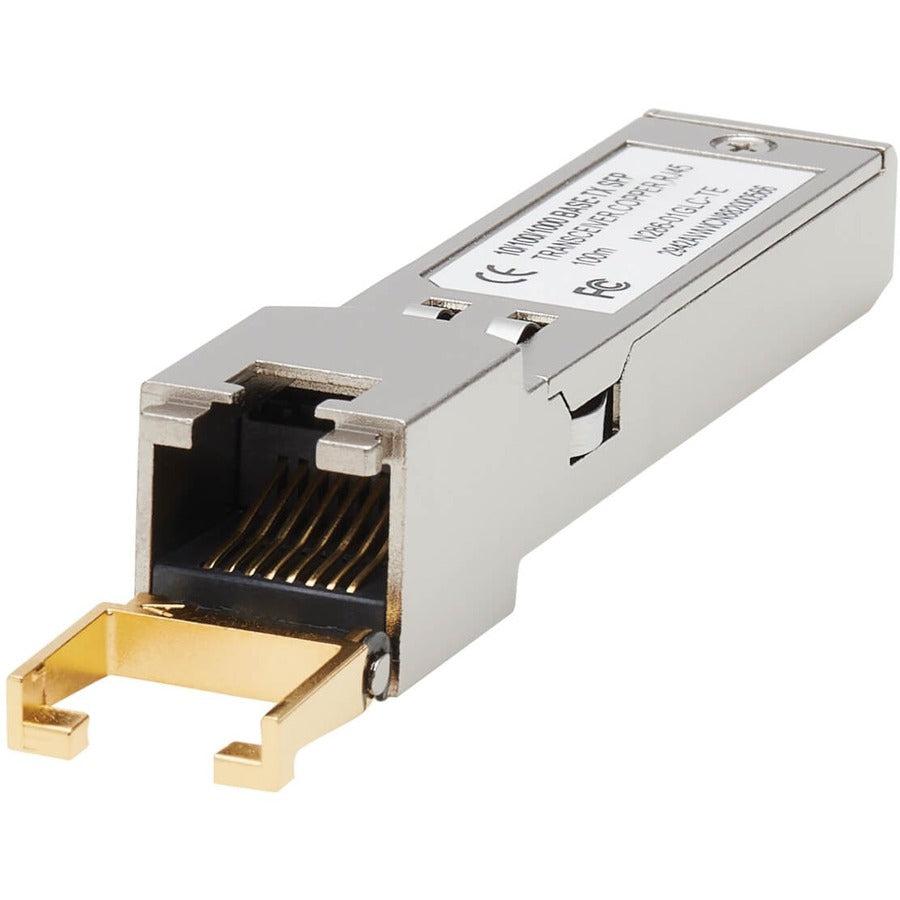 Tripp Lite N286-01Glc-Te Cisco-Compatible Glc-Te Sfp Transceiver - 10/100/1000Base-Tx, Copper, Rj45, Cat6, 328.08 Ft. (100 M)