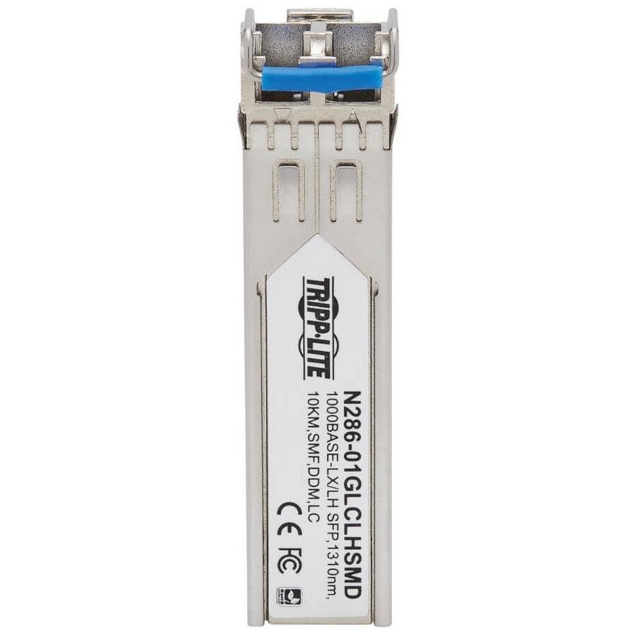 Tripp Lite N286-01Glclhsmd Cisco-Compatible Glc-Lh-Smd Sfp Transceiver - 10/100/1000Base-Lx/Lh, Ddm, Singlemode Lc, 1310 Nm, 10 Km