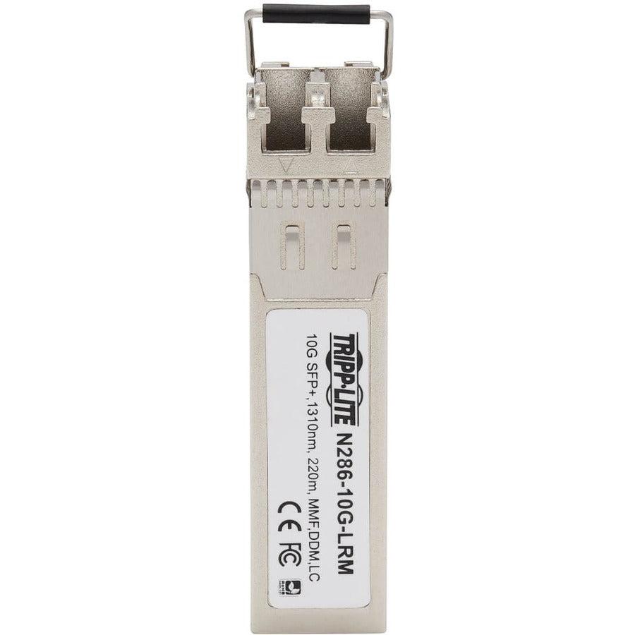 Tripp Lite N286-10G-Lrm Cisco-Compatible Sfp-10G-Lrm Sfp+ Transceiver - 10Gbase-Lrm, Ddm, Multimode Lc, 1310 Nm, 220 M (721 Ft.)