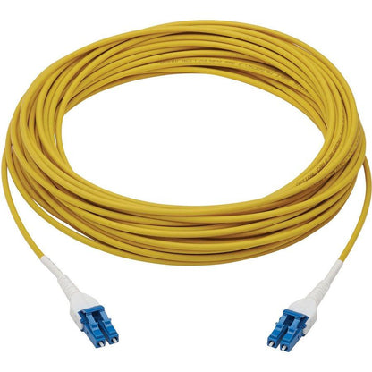 Tripp Lite N370-15M-Ar 100G Duplex Singlemode 9/125 Os2 Armored Fiber Optic Cable (Lc/Lc Duplex M/M), Lszh, Yellow, 15 M (49.2 Ft.)