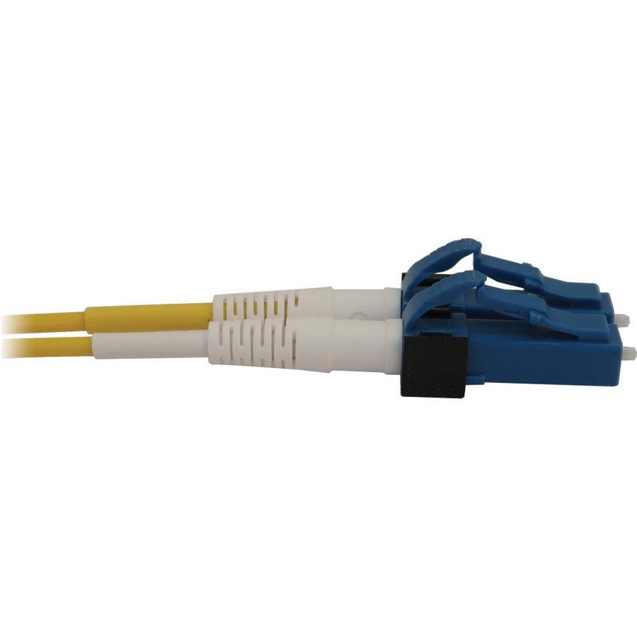 Tripp Lite N370X-01M 400G Duplex Singlemode 9/125 Os2 Switchable Fiber Optic Cable (Lc/Upc M/M), Lszh, Yellow, 1 M (3.3 Ft.)