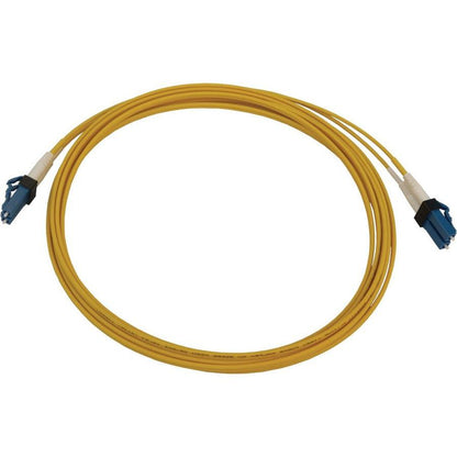 Tripp Lite N370X-03M 400G Duplex Singlemode 9/125 Os2 Switchable Fiber Optic Cable (Lc/Upc M/M), Lszh, Yellow, 3 M (9.8 Ft.)