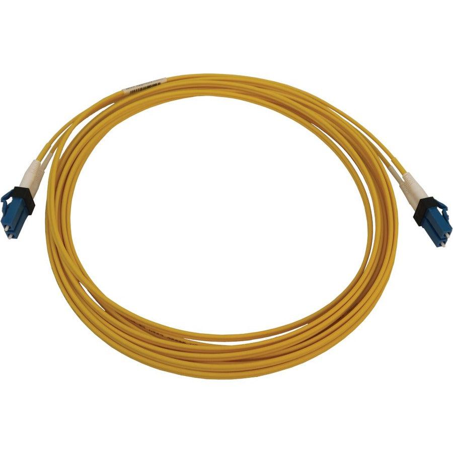 Tripp Lite N370X-04M 400G Duplex Singlemode 9/125 Os2 Switchable Fiber Optic Cable (Lc/Upc M/M), Lszh, Yellow, 4 M (13.1 Ft.)