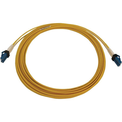 Tripp Lite N370X-05M 400G Duplex Singlemode 9/125 Os2 Switchable Fiber Optic Cable (Lc/Upc M/M), Lszh, Yellow, 5 M (16.8 Ft.)