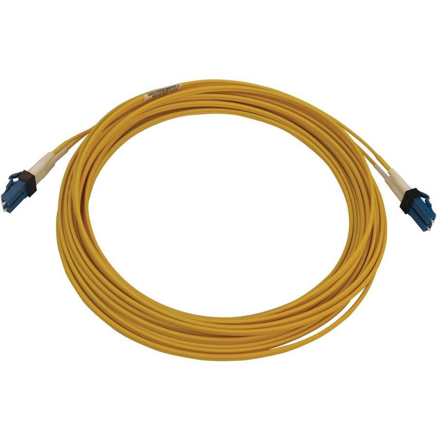 Tripp Lite N370X-07M 400G Duplex Singlemode 9/125 Os2 Switchable Fiber Optic Cable (Lc/Upc M/M), Lszh, Yellow, 7 M (23 Ft.)