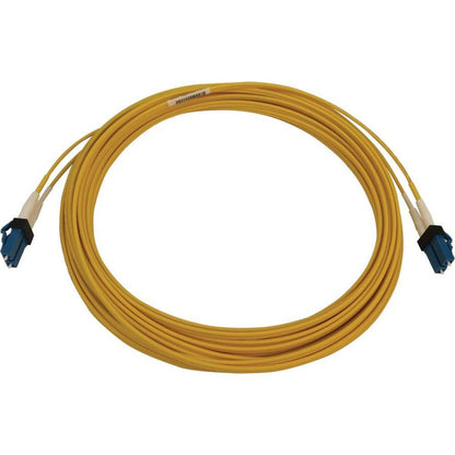 Tripp Lite N370X-08M 400G Duplex Singlemode 9/125 Os2 Switchable Fiber Optic Cable (Lc/Upc M/M), Lszh, Yellow, 8 M (26.3 Ft.)