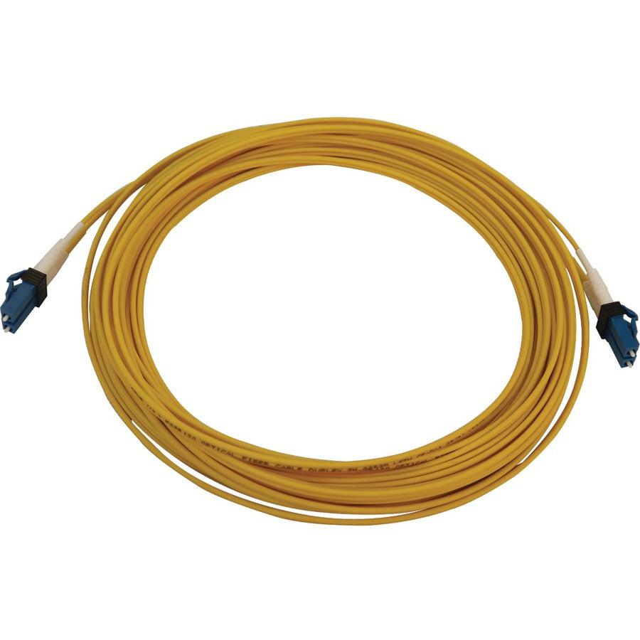 Tripp Lite N370X-10M 400G Duplex Singlemode 9/125 Os2 Switchable Fiber Optic Cable (Lc/Upc M/M), Lszh, Yellow, 10 M (32.8 Ft.)