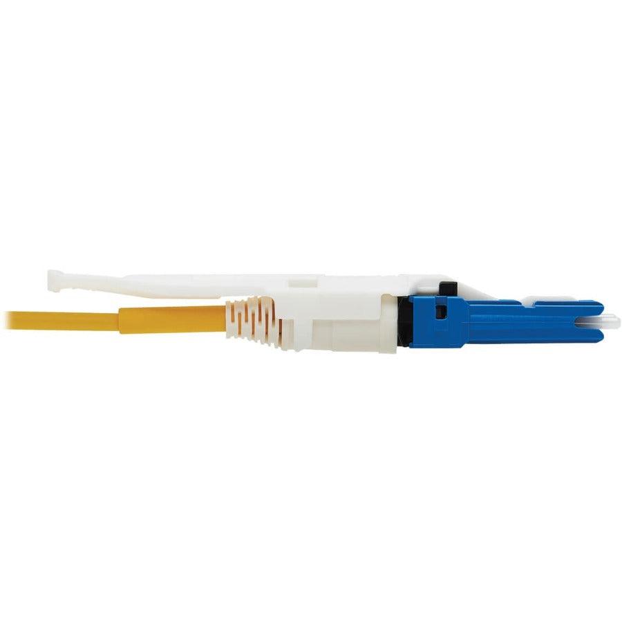 Tripp Lite N381L-001-Mf 400G Duplex Singlemode 9/125 Os2 Fiber Optic Cable Adapter (Cs-Upc/Lc-Upc), M/F, Round Lszh Jacket, Yellow, 1 Ft.