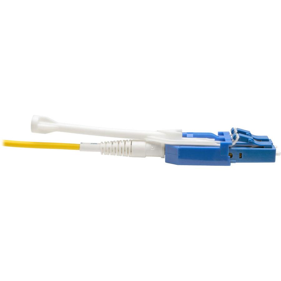 Tripp Lite N390-01M-8Lc-Ap Mtp/Mpo (Apc) To 4Xlc (Upc) Singlemode Breakout Patch Cable, 40/100 Gbe, Qsfp+ 40Gbase-Plr4, Plenum, Yellow, 1 M (3.3 Ft.)