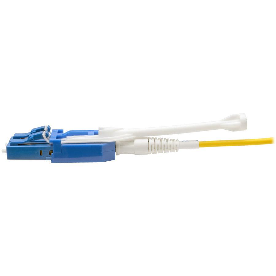 Tripp Lite N390-01M-8Lc-Ap Mtp/Mpo (Apc) To 4Xlc (Upc) Singlemode Breakout Patch Cable, 40/100 Gbe, Qsfp+ 40Gbase-Plr4, Plenum, Yellow, 1 M (3.3 Ft.)