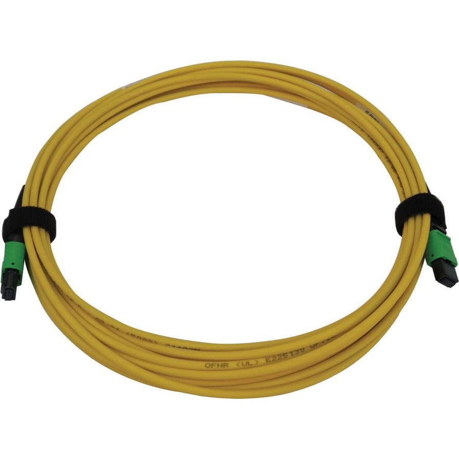 Tripp Lite N390B-05M-12-Ap 40/100G Singlemode 9/125 Os2 Fiber Optic Cable (12F Mtp/Mpo-Apc F/F), Lszh, Yellow, 5 M (16.4 Ft.)