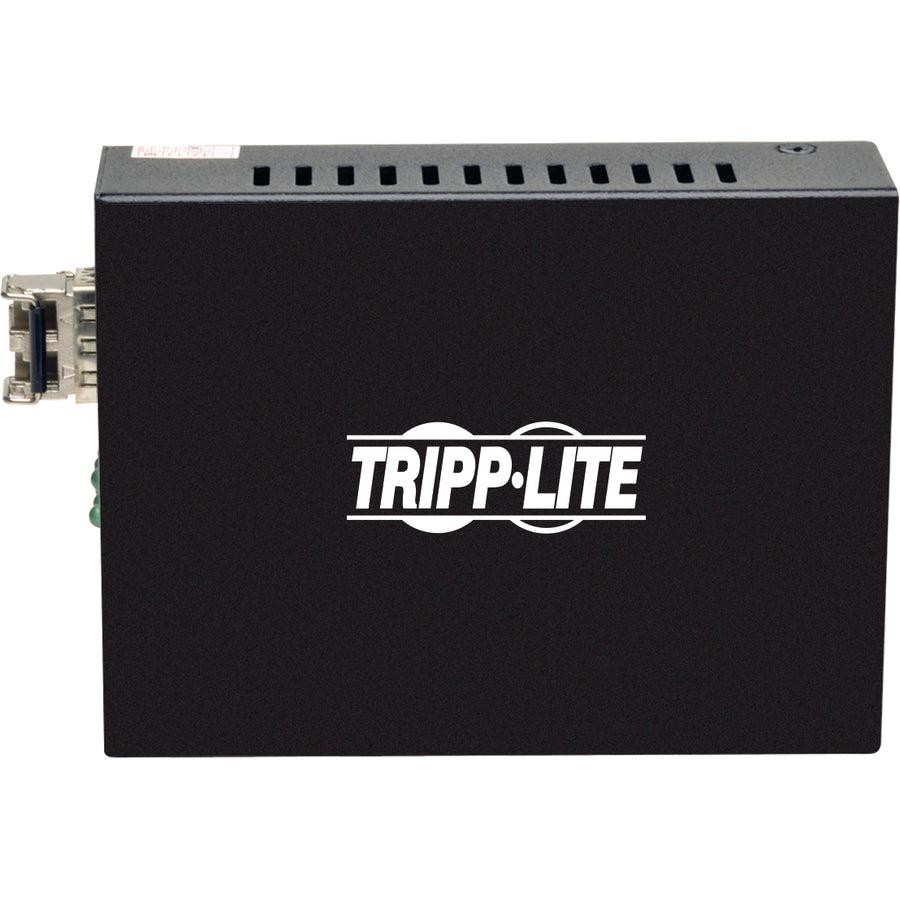 Tripp Lite N785-Int-Lc-Mm Gigabit Multimode Fiber To Ethernet Media Converter, 10/100/1000 Lc, International Power Supply, 850 Nm, 550M (1804.46 Ft.)