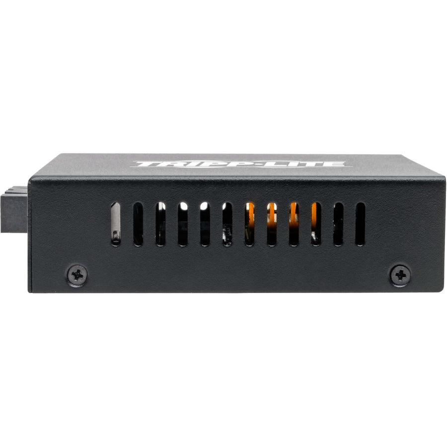 Tripp Lite N785-Int-Sc-Sm Gigabit Singlemode Fiber To Ethernet Media Converter, 10/100/1000 Sc, 1310 Nm, 20 Km (12.4 Mi.)