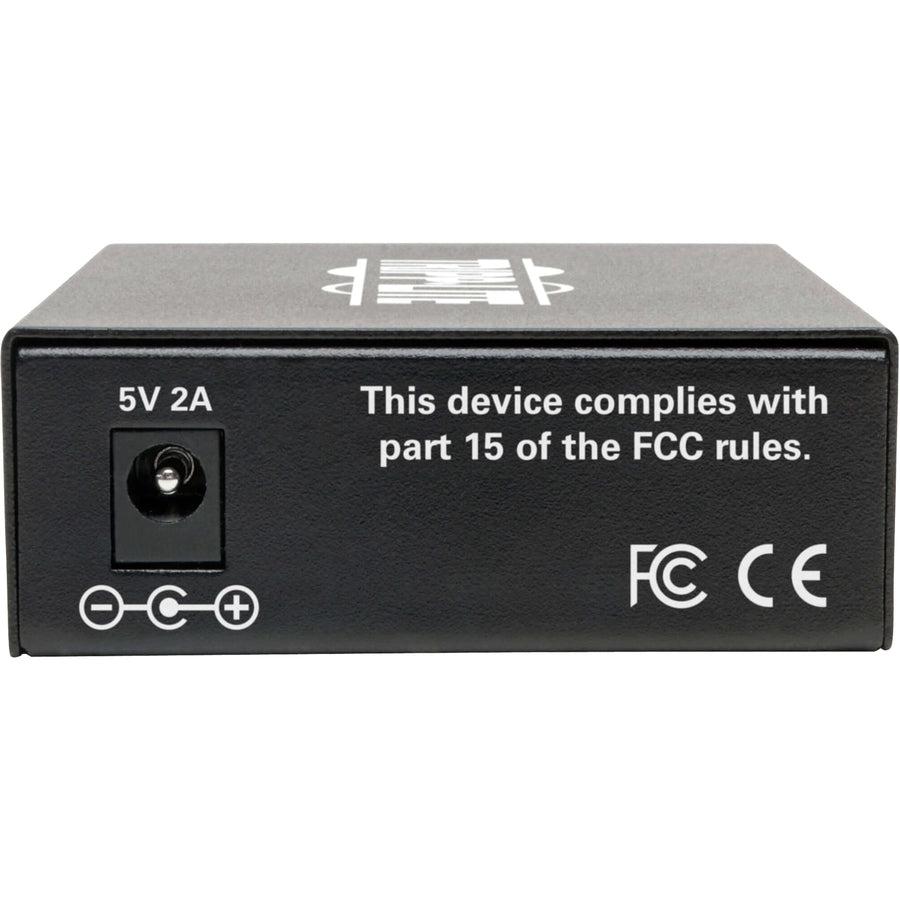 Tripp Lite N785-Int-Sc-Sm Gigabit Singlemode Fiber To Ethernet Media Converter, 10/100/1000 Sc, 1310 Nm, 20 Km (12.4 Mi.)