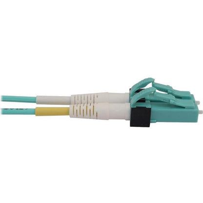 Tripp Lite N820X-02M-Om4 400G Multimode 50/125 Om4 Switchable Fiber Optic Cable (Duplex Lc-Pc M/M), Lszh, Aqua, 2 M (6.6 Ft.)