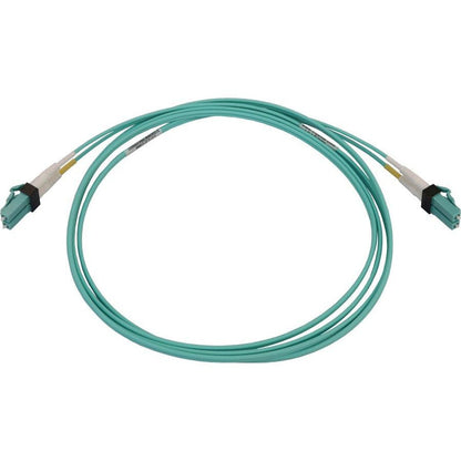 Tripp Lite N820X-02M-Om4 400G Multimode 50/125 Om4 Switchable Fiber Optic Cable (Duplex Lc-Pc M/M), Lszh, Aqua, 2 M (6.6 Ft.)