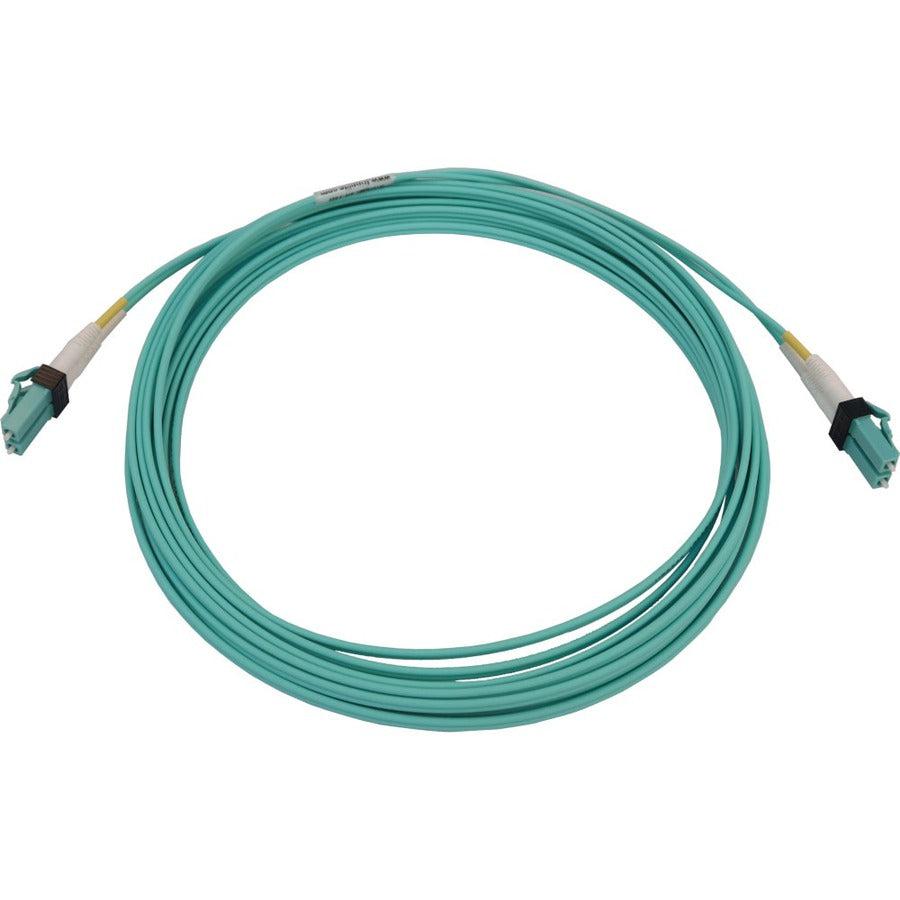 Tripp Lite N820X-05M-Om4 400G Multimode 50/125 Om4 Switchable Fiber Optic Cable (Duplex Lc-Pc M/M), Lszh, Aqua, 5 M (16.4 Ft.)