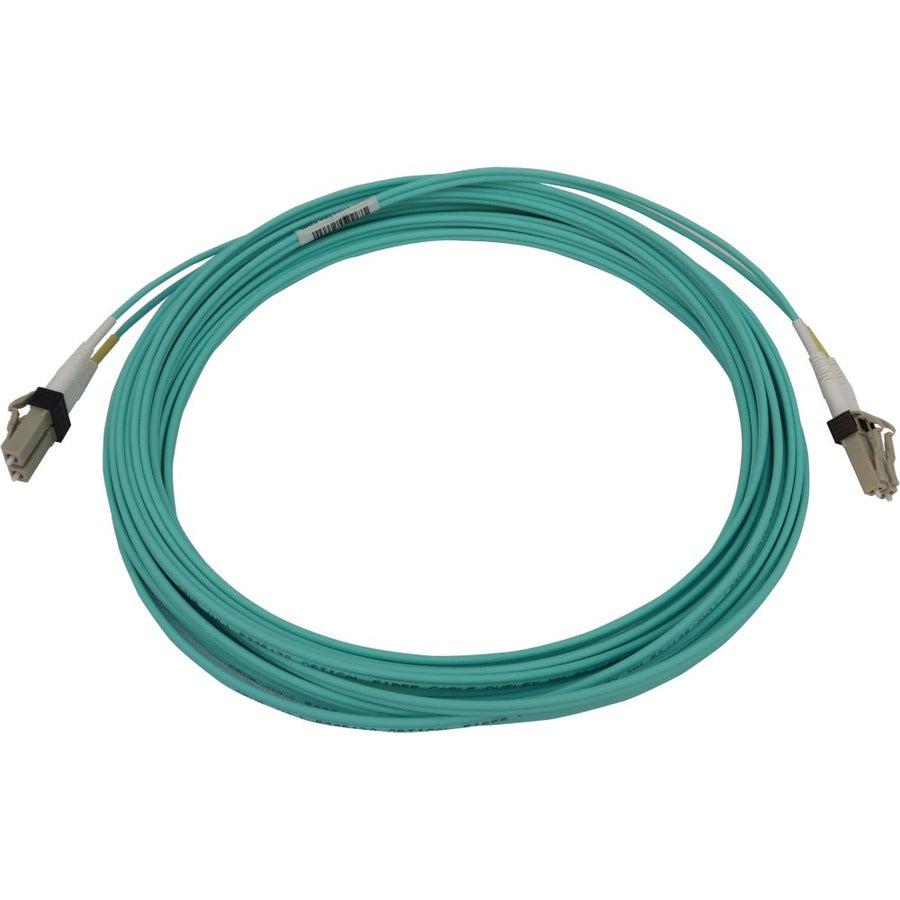 Tripp Lite N820X-07M 400G Multimode 50/125 Om3 Switchable Fiber Optic Cable (Duplex Lc-Pc M/M), Lszh, Aqua, 7 M (23 Ft.)