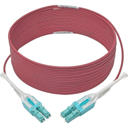 Tripp Lite N821-06M-Mg-T 10G Duplex Multimode 50/125 Om4 Lszh Fiber Optic Cable (Lc/Lc), Push/Pull Tabs, Magenta, 6 M