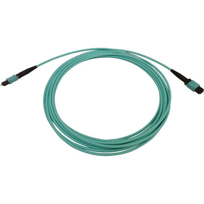 Tripp Lite N842B-05M-12-Mf 40/100/400G Multimode 50/125 Om3 Fiber Optic Cable (12F Mtp/Mpo-Pc M/F), Lszh, Aqua, 5 M (16.4 Ft.)