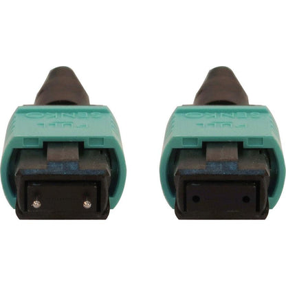 Tripp Lite N842B-10M-12-Mf 40/100/400G Multimode 50/125 Om3 Fiber Optic Cable (12F Mtp/Mpo-Pc M/F), Lszh, Aqua, 10 M (32.8 Ft.)