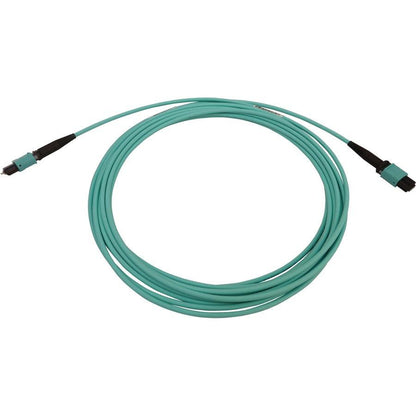 Tripp Lite N842B-10M-12-Mf 40/100/400G Multimode 50/125 Om3 Fiber Optic Cable (12F Mtp/Mpo-Pc M/F), Lszh, Aqua, 10 M (32.8 Ft.)