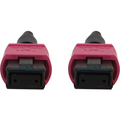 Tripp Lite N845B-20M-12-Mg 100G Multimode 50/125 Om4 Fiber Optic Cable (12F Mtp/Mpo-Pc F/F), Lszh, Magenta, 20 M (65.6 Ft.)