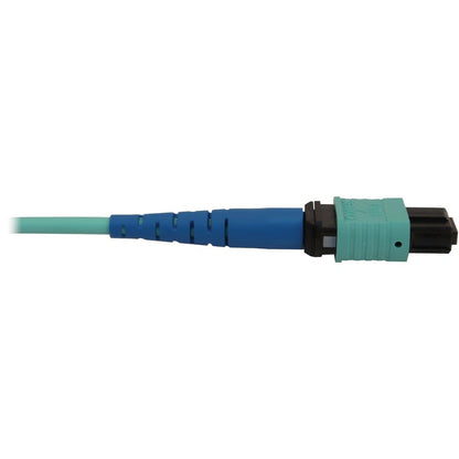 Tripp Lite N846B-05M-24-P 40/100/400G Multimode 50/125 Om3 Fiber Optic Cable (24F Mtp/Mpo-Pc F/F), Lszh, Aqua, 5 M (16.4 Ft.)