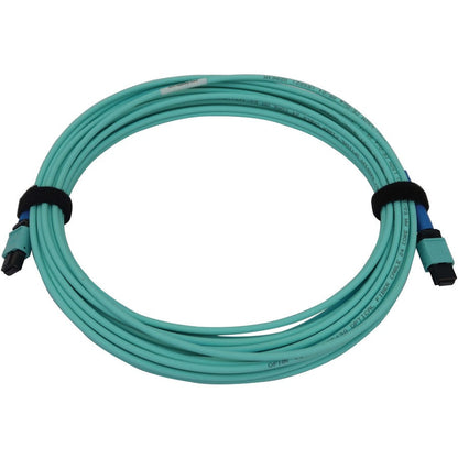 Tripp Lite N846B-10M-24-P 40/100/400G Multimode 50/125 Om3 Fiber Optic Cable (24F Mtp/Mpo-Pc F/F), Lszh, Aqua, 10 M (32.8 Ft.)