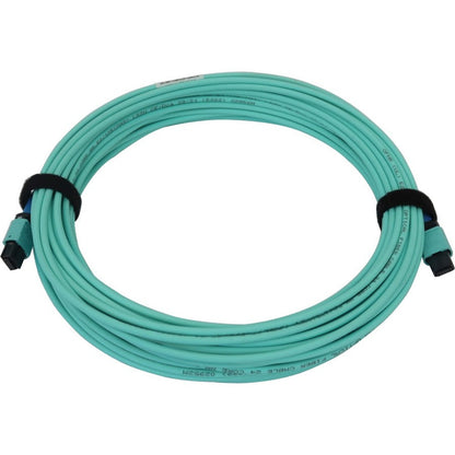 Tripp Lite N846B-15M-24-P 40/100/400G Multimode 50/125 Om3 Fiber Optic Cable (24F Mtp/Mpo-Pc F/F), Lszh, Aqua, 15 M (49.2 Ft.)