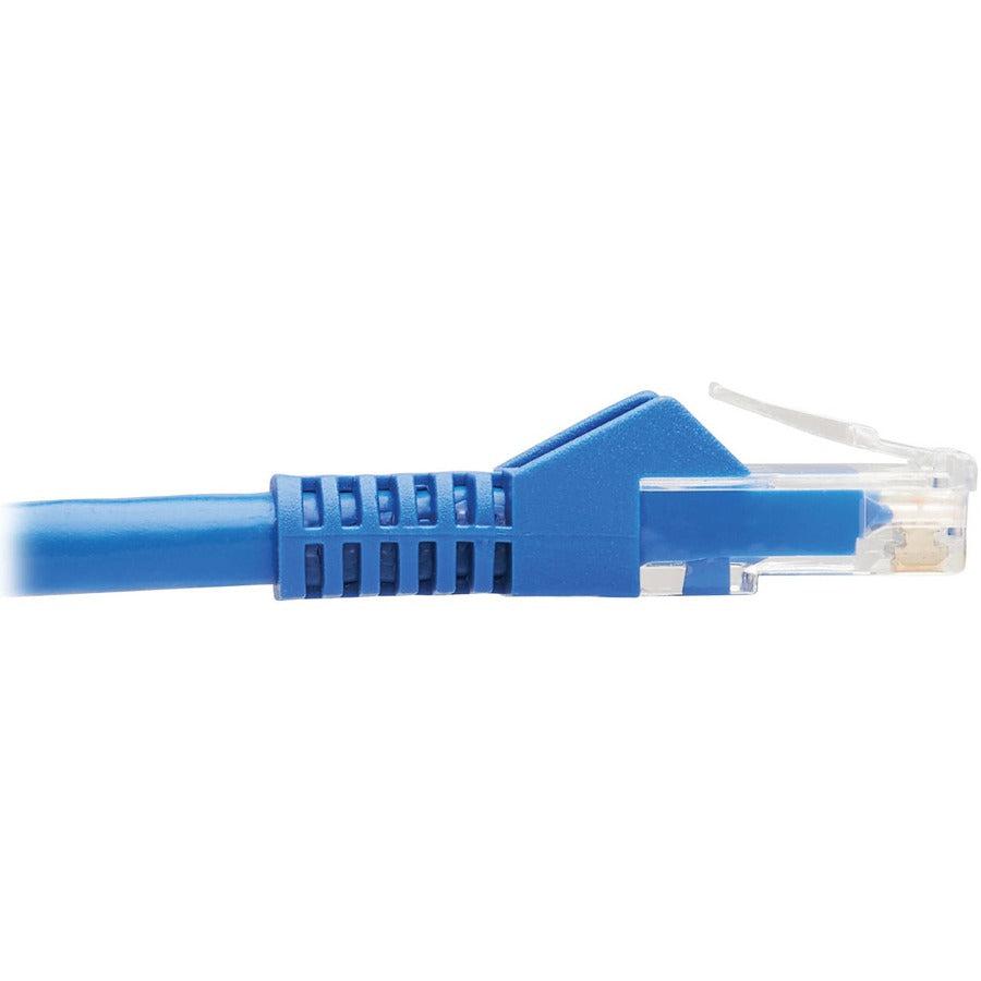 Tripp Lite Nm12-604-02M-Bl M12 X-Code Cat6 1G Utp Cmr-Lp Ethernet Cable (Right-Angle M12 M/Rj45 M), Ip68, Poe, Blue, 2 M (6.6 Ft.)