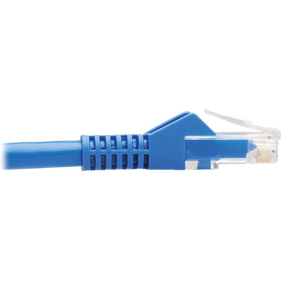 Tripp Lite Nm12-604-03M-Bl M12 X-Code Cat6 1G Utp Cmr-Lp Ethernet Cable (Right-Angle M12 M/Rj45 M), Ip68, Poe, Blue, 3 M (9.8 Ft.)