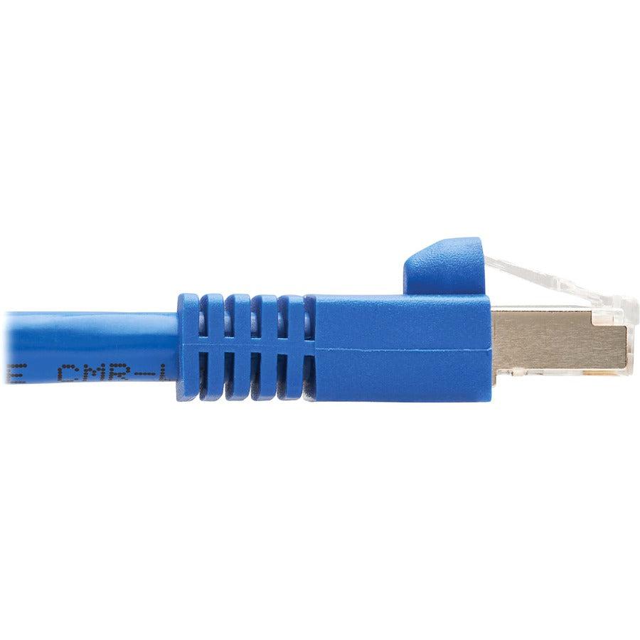 Tripp Lite Nm12-6A2-01M-Bl M12 X-Code Cat6A 10G F/Utp Cmr-Lp Shielded Ethernet Cable (M12 M/Rj45 M), Ip68, Poe, Blue, 1 M (3.3 Ft.)