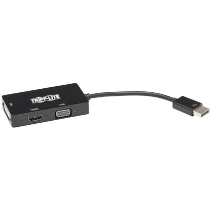 Tripp Lite P136-06N-Hdv4K6 Displayport To Vga/Dvi/Hdmi All-In-One Converter Adapter - 4K 60 Hz Hdmi, Dp 1.2