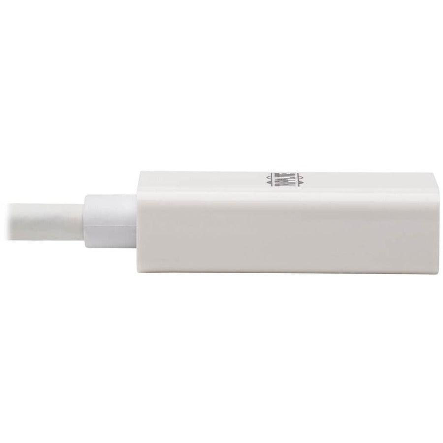 Tripp Lite P137-06N-Hdr-W Mini Displayport To Hdmi Active Adapter Video Converter (M/F) - 4K 60 Hz, Hdr, Dp 1.2, White, 6 In.