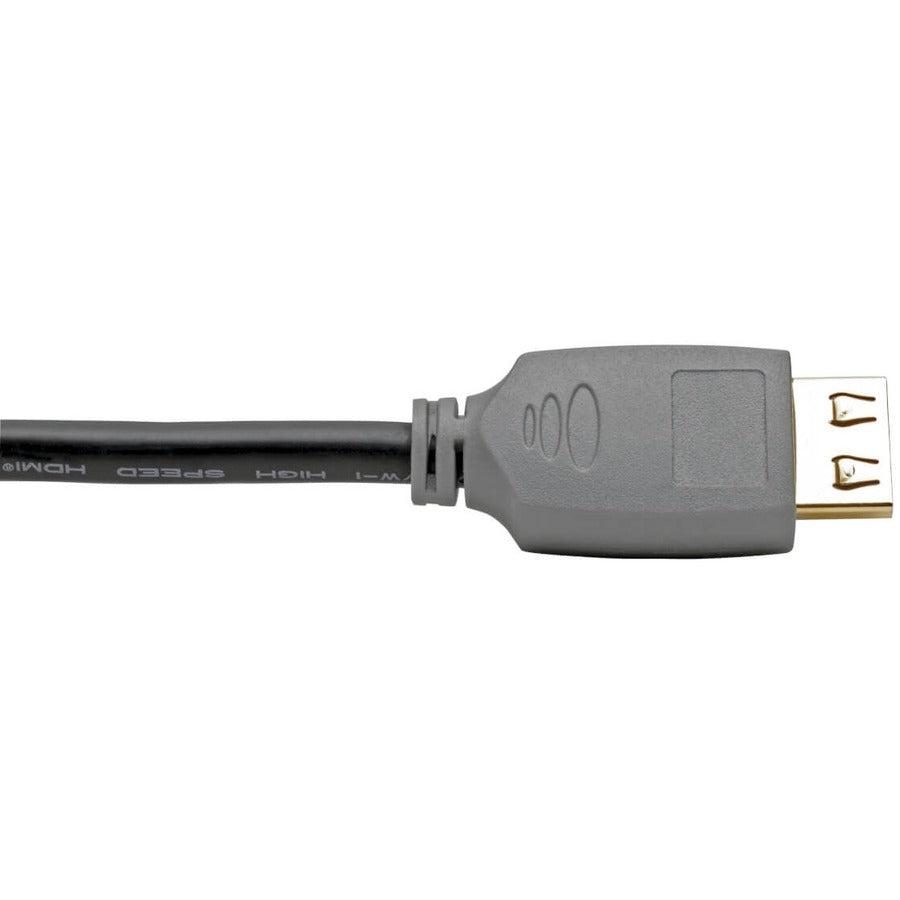 Tripp Lite P568-003-2A 4K Hdmi Cable (M/M) - 4K 60 Hz, 4:4:4, Gripping Connectors, Black, 3 Ft.