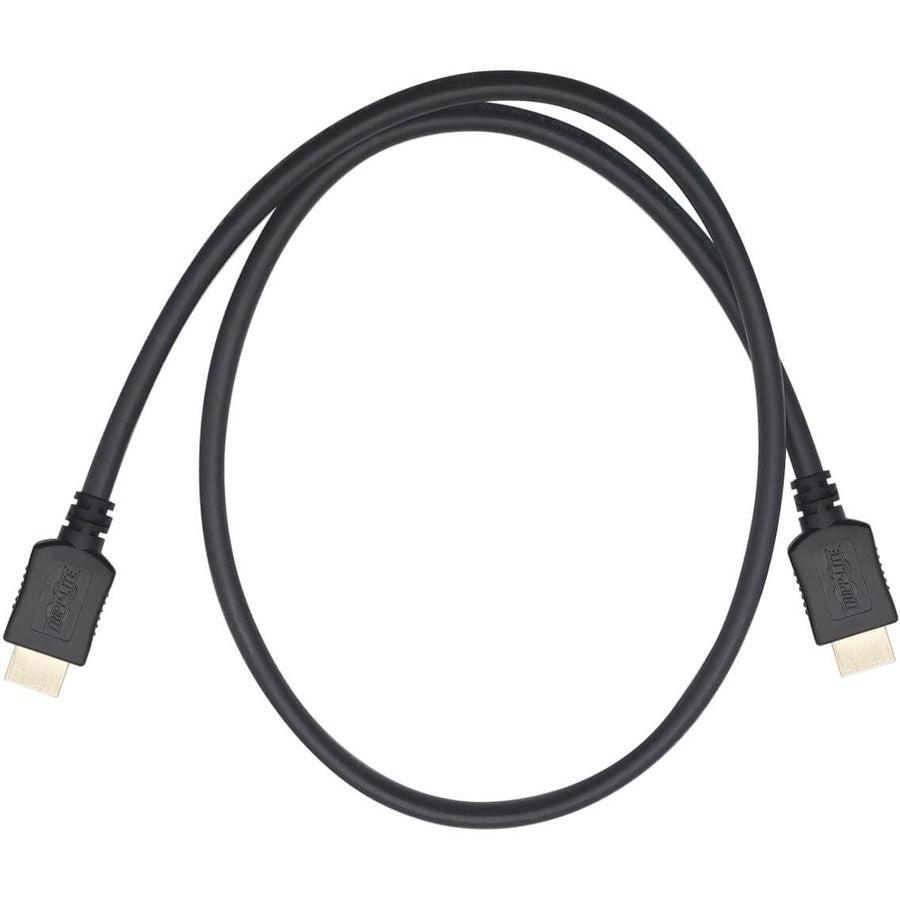 Tripp Lite P568-003-8K6 8K Hdmi Cable (M/M) - 8K 60 Hz, Dynamic Hdr, 4:4:4, Hdcp 2.2, Black, 3 Ft.