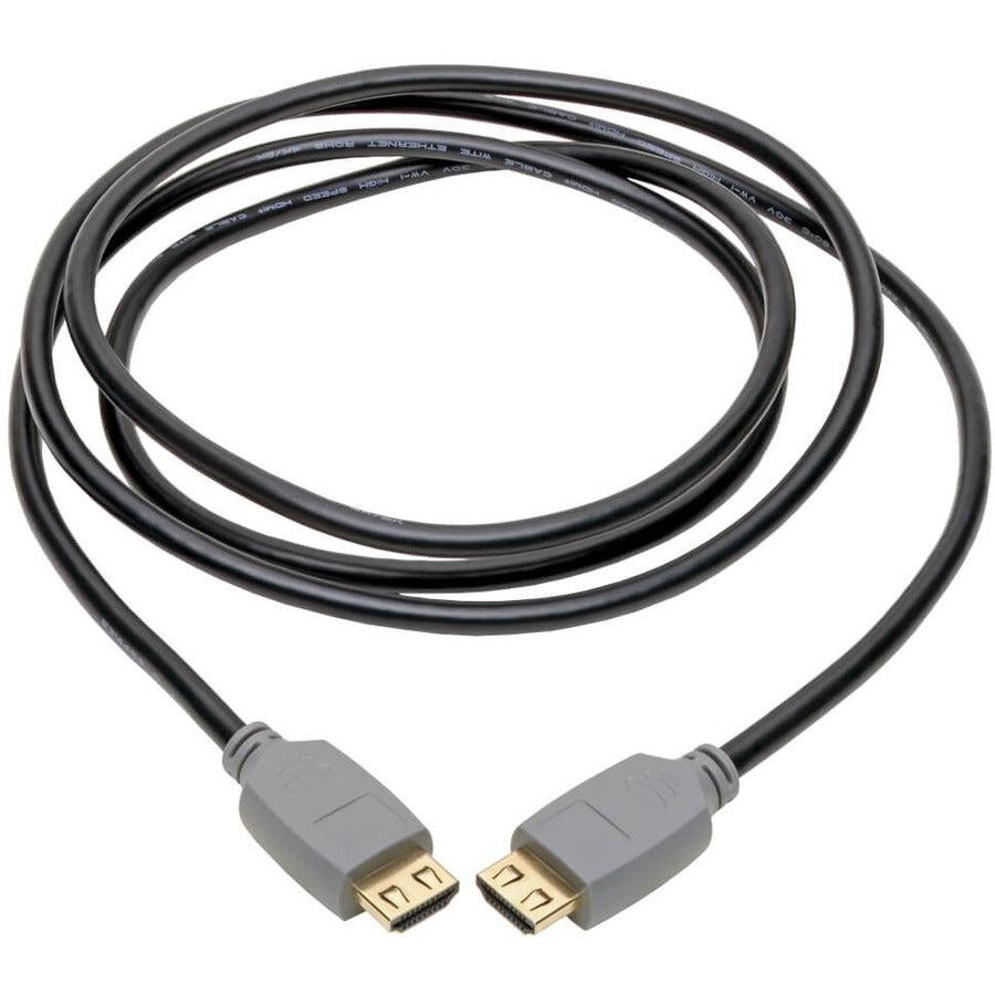 Tripp Lite P568-006-2A 4K Hdmi Cable (M/M) - 4K 60 Hz, Hdr, 4:4:4, Gripping Connectors, Black, 6 Ft.