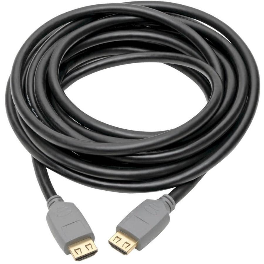 Tripp Lite P568-015-2A 4K Hdmi Cable (M/M) - 4K 60 Hz, Hdr, 4:4:4, Gripping Connectors, Black, 15 Ft.