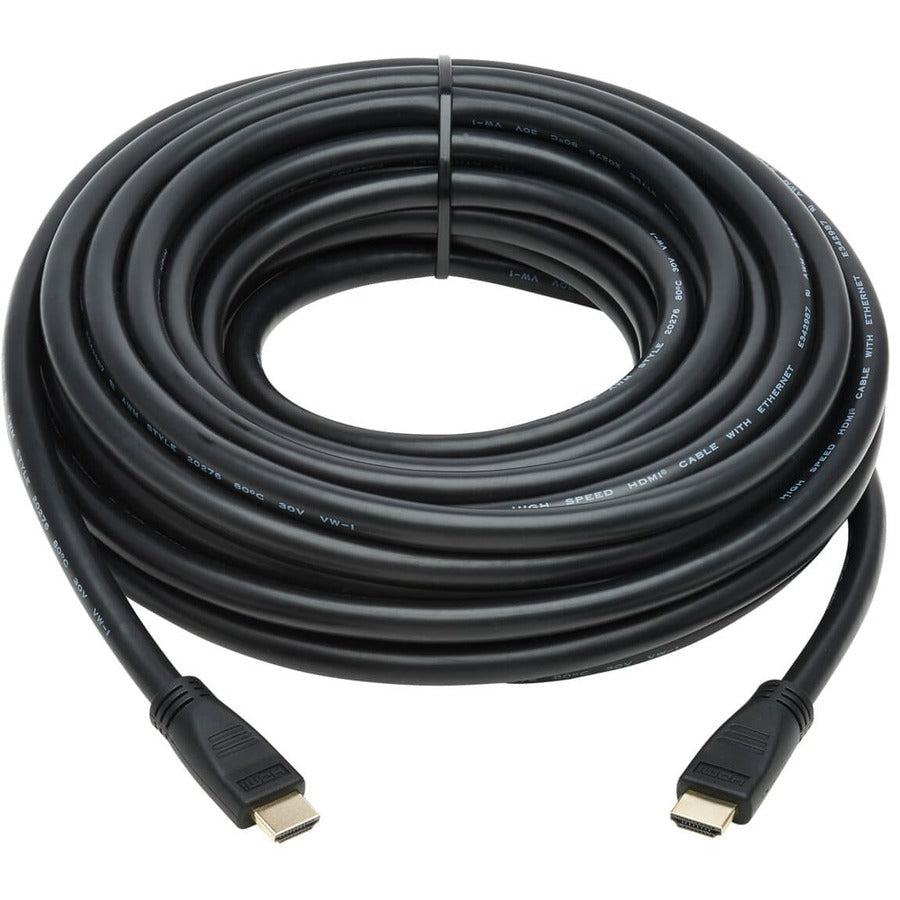 Tripp Lite P568-040-Hd-Cl2 High-Speed Hdmi Cable With Ethernet (M/M) - 4K, No Signal Booster Needed, Cl2 Rated, Black, 40 Ft.