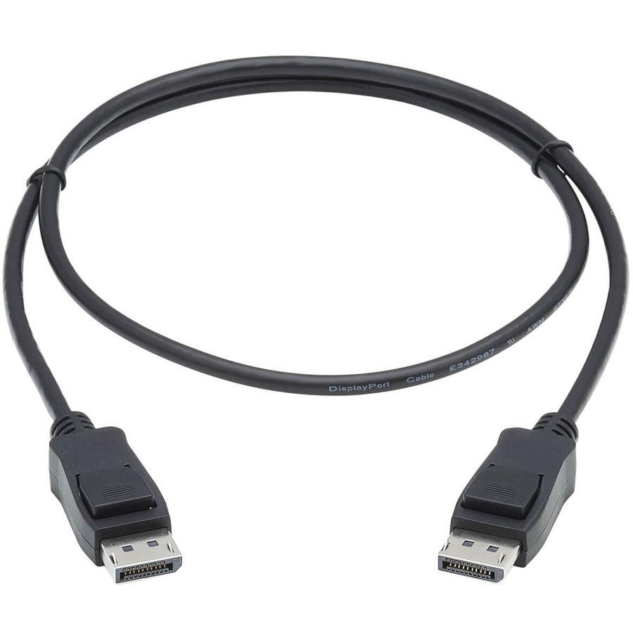 Tripp Lite P580-003-V4 Displayport 1.4 Cable (M/M) - Uhd 8K, Hdr, 4:2:0, Hdcp 2.2, Latching Connectors, Black, 3 Ft.