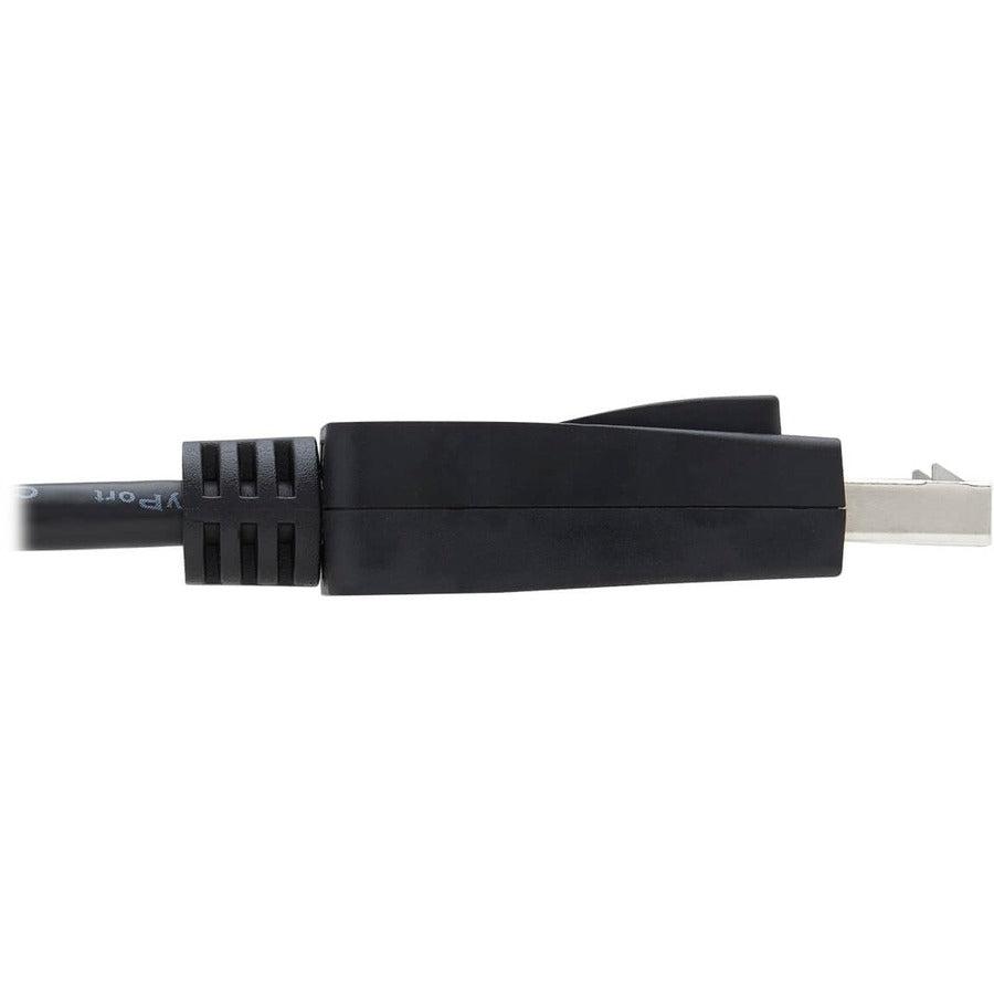 Tripp Lite P580-006-V4 Displayport 1.4 Cable (M/M) - Uhd 8K, Hdr, 4:2:0, Hdcp 2.2, Latching Connectors, Black, 6 Ft.